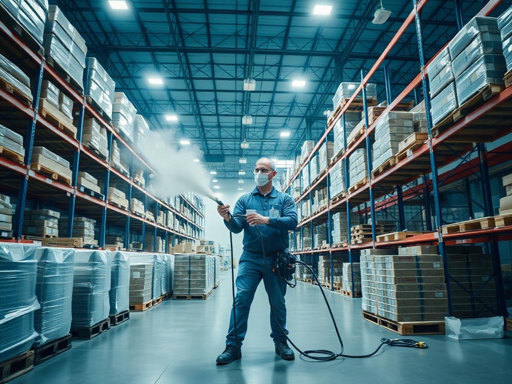 Centro de distribuição — sanitização